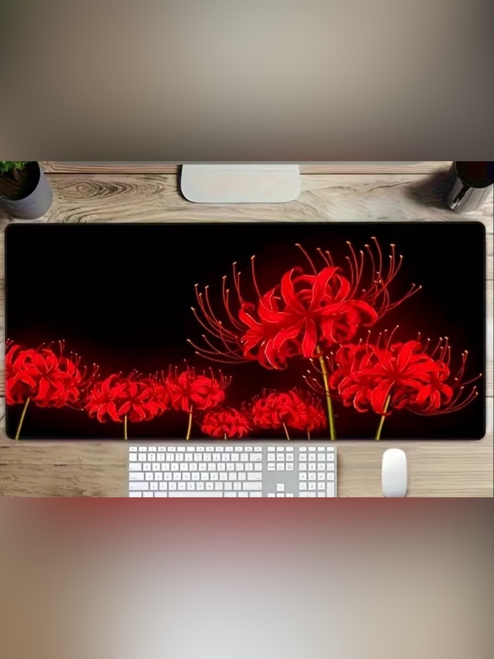 Japanese Red Spider Lily Mouse Pad